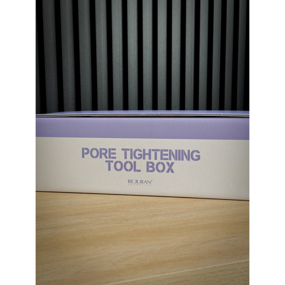 Rejuran Cosmetics Pore Tightening Tool Box KCON 2026 Skincare Set Balm Toner Pad